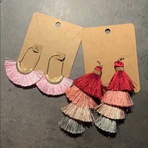 Tassel earrings bundle💕